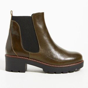 Anthropologie Dale Chelsea Boots – Olive - Size 9.5